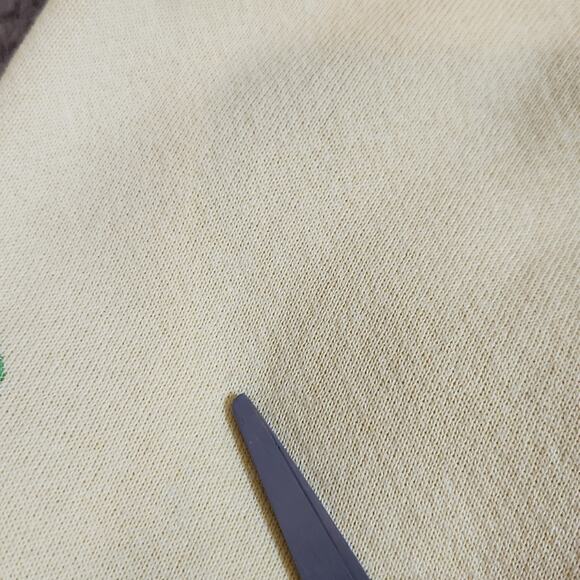 Vintage Can-Do Fashions Womens Yellow Flip Flop Sweatshirt Jacket Size XL Beach - Picture 11 of 11